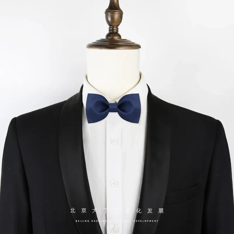 Nœud papillon pour homme, accessoire formel business, pour spectacle de banquet, mariage, marié, groupe de meilleurs hommes