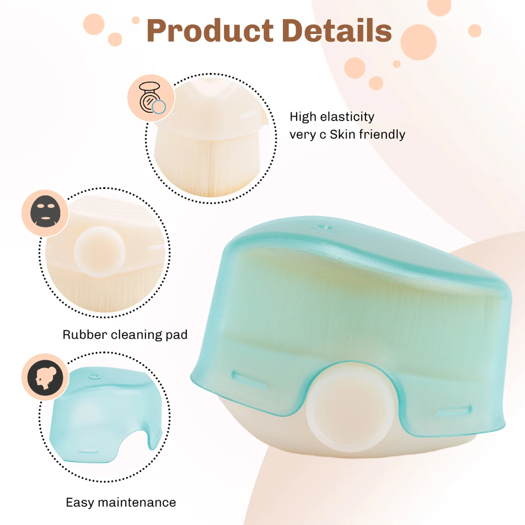 

Sunscreen Applicator for Kids,4 Pack Sunblock Buddy Brush with Protective Caps,Sun Lotion Applicator AJAS