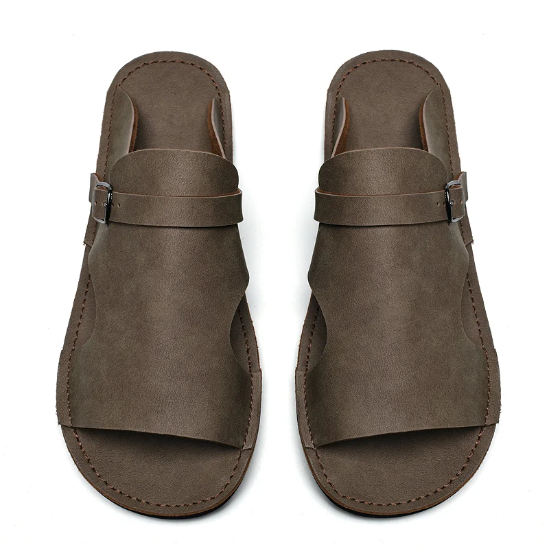 

Классические летние сандалии, большие мужские уличные уличные сандалии, трехцветные высококачественные универсальные повседневные тапочки с мягкой подошвой