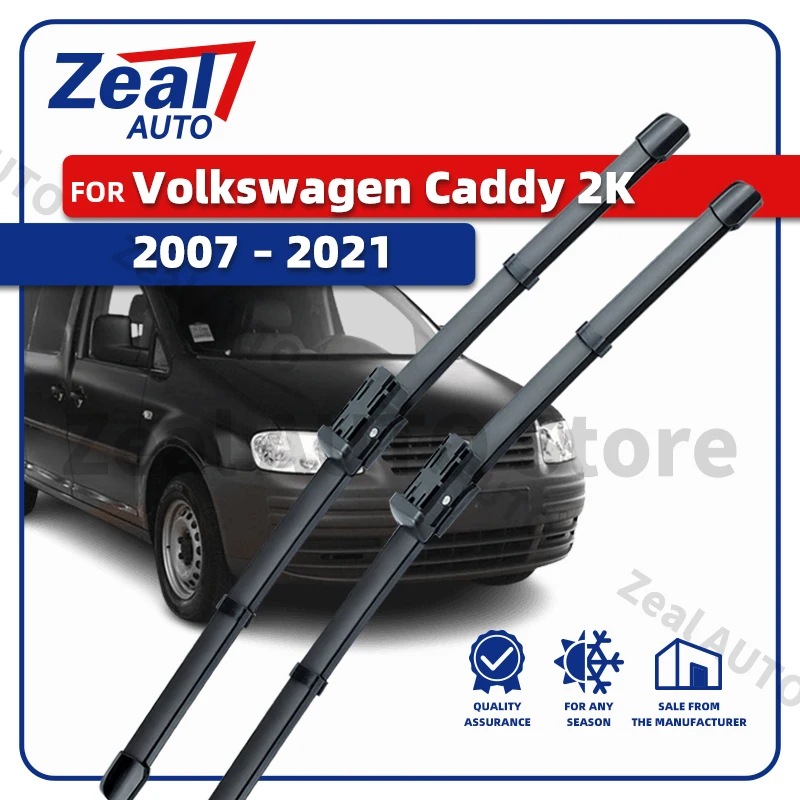 LHD RHD Frontscheibenwischerblätter für Volkswagen VW Caddy MK3 2K 2007–2021, externe Reinigung der Windschutzscheibe, Autozubehör