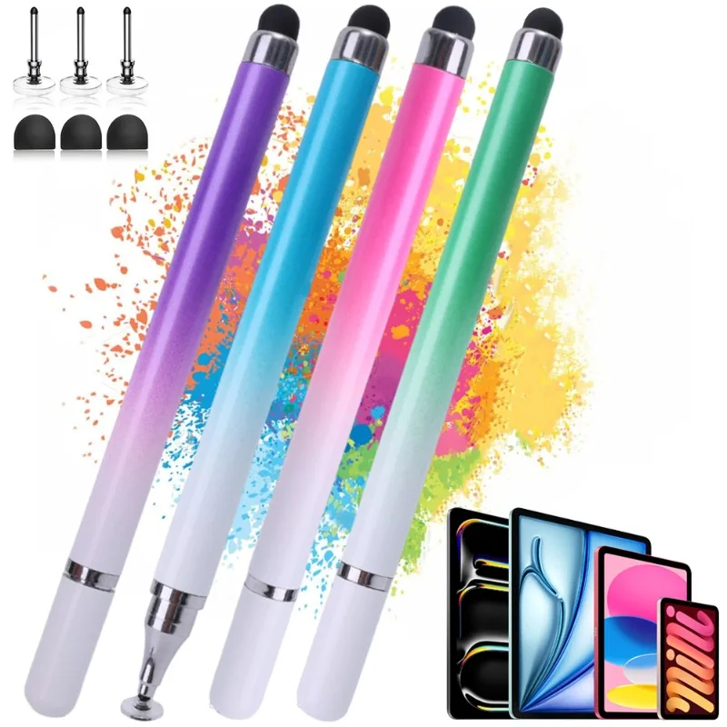 

2in1 Stylus Pen for Mobile Phone Tablet Drawing Capacitive Touch Pencil Universal for Samsung iPhone Android Draw Screen Pencil
