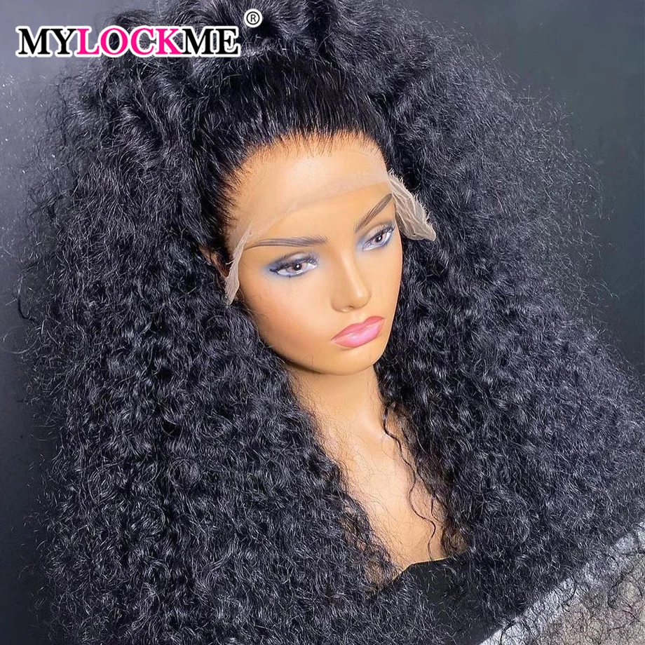 

100% Human Hair Deep Curly Lace Front Wig 13x6 13x4 HD Lace Frontal Wig 4x4 Lace Closure Wig For Women Pre Plucked Hairline