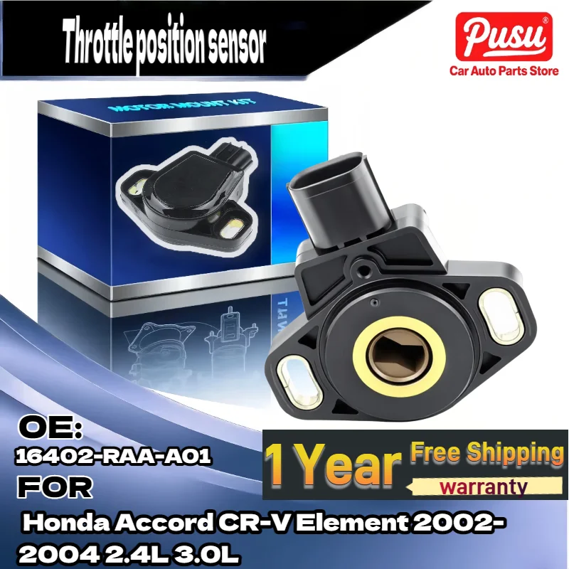 

For New Throttle Position Sensor TPS for Honda Accord CR-V 2002-2004, OEM 16402-RAA-A01 Direct Fit