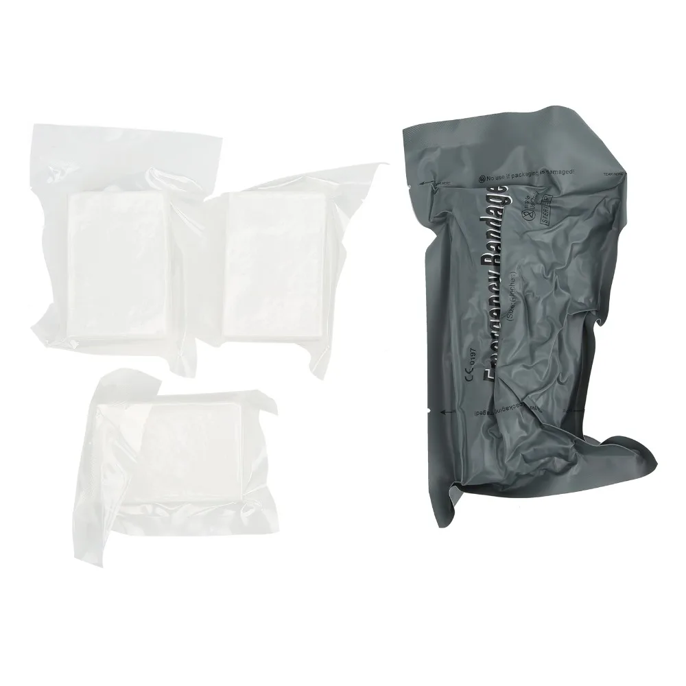 4 Pcs/Set High Elasticity Israeli Bandage Self-Adhesive Vacuum Sealed Compression Bandage Sterile First Aid Bandage