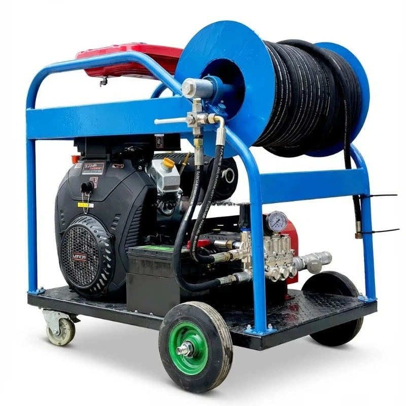 Underground Sewage Pipeline Maintenance Equipment High Power Heavy Duty Industrial Dredging Unclogging Machine