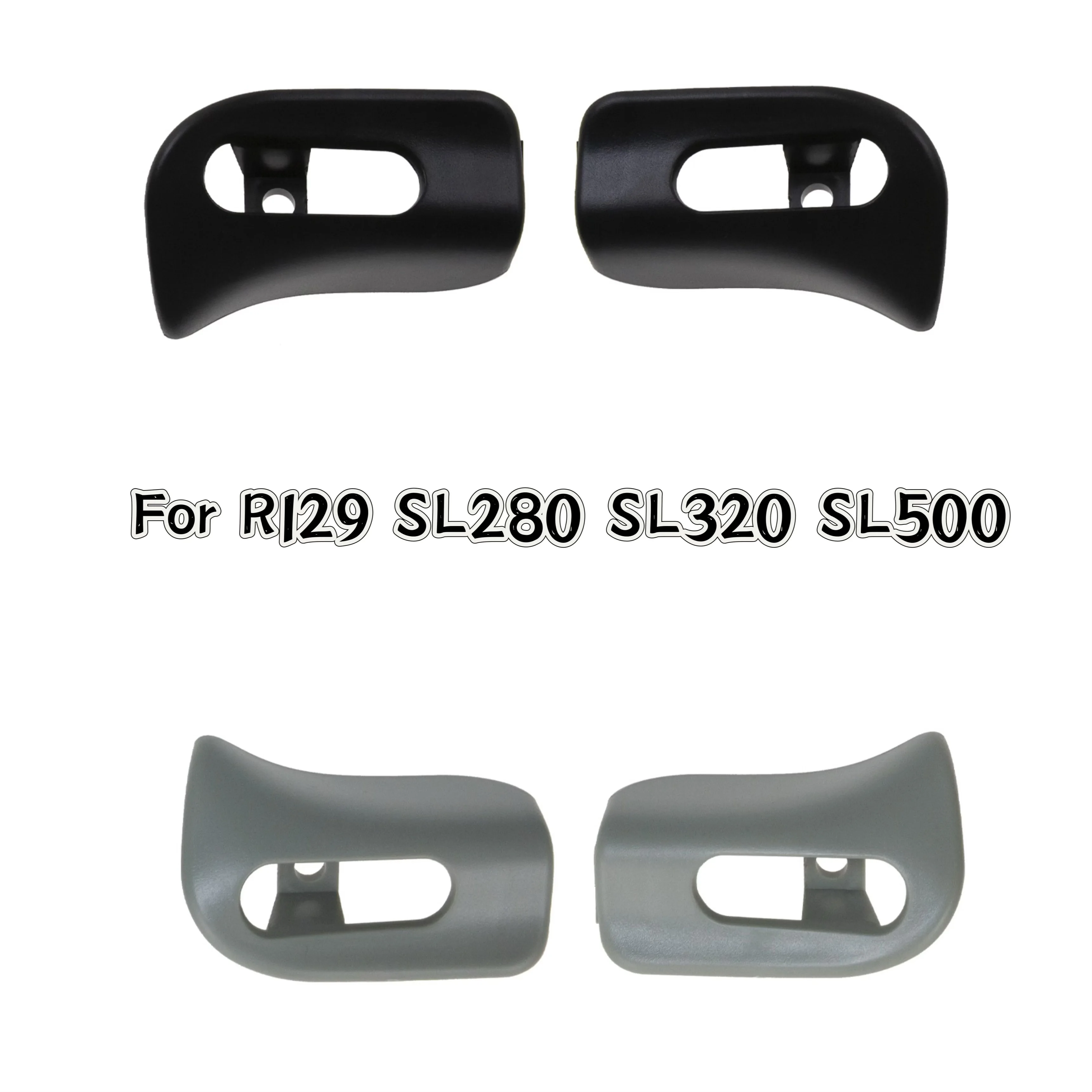 Image of Sonnenblenden-Drehkappe Schwarz oder Grau für Mercedes R129 SL320 SL500 SL600 1994-2002 129-811-05-61-9045,129-811-04-61-9045