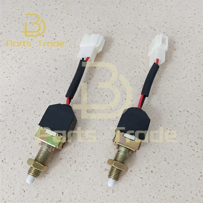 2Pcs Universal Normally Closed Brake Switch M10x1.25mm Fine Thread for Forklift Truck Car Golf Cart Vehicle