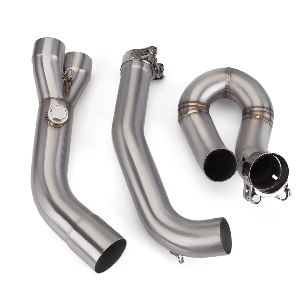 

For Aprilia shiver750 modified exhaust manifold connected to the original Racing Line position (2008-2017) Middle Exhaust System