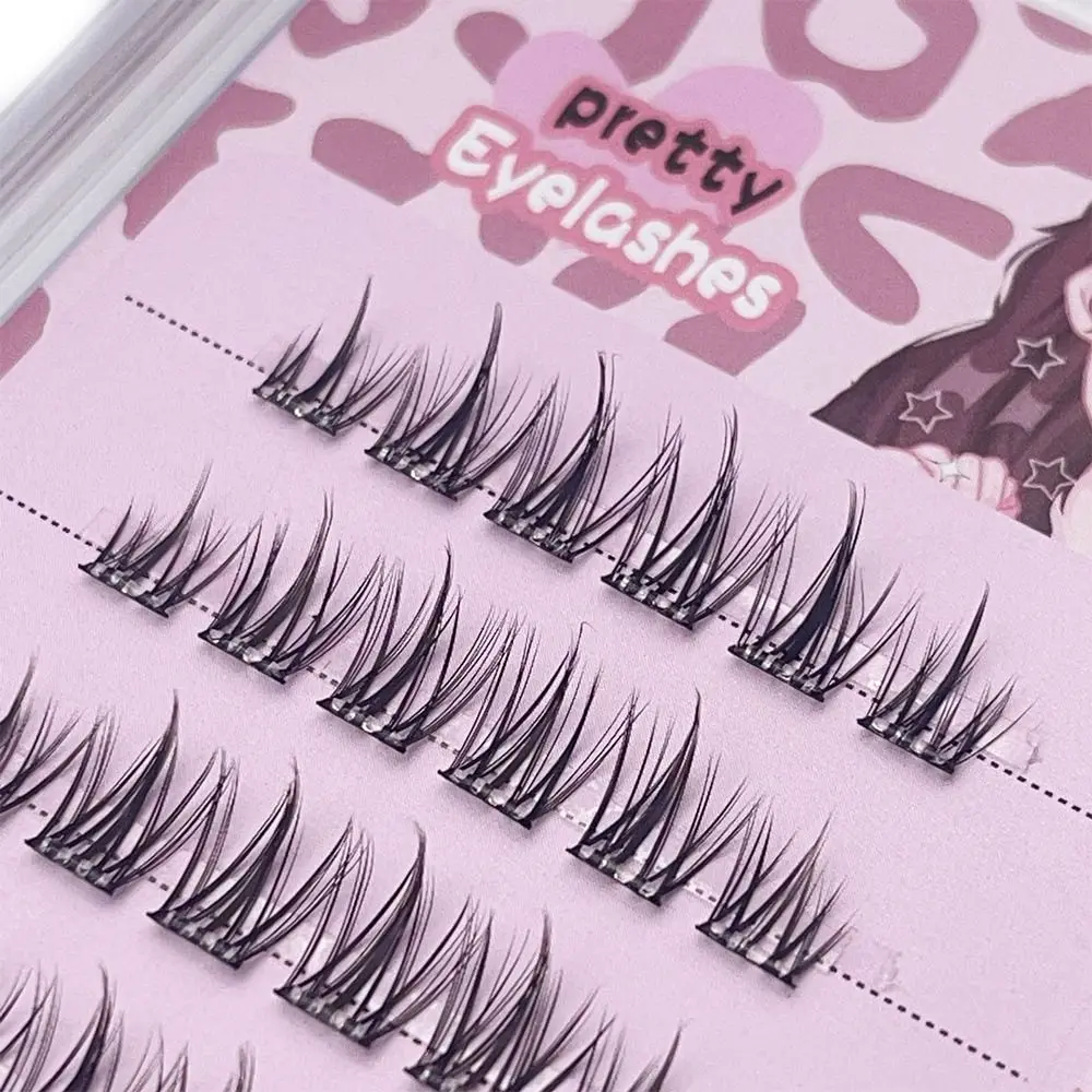 Selbstklebende selbstklebende Wimpern, kein Kleber erforderlich, Cluster, selbstklebende Wimperncluster, natürlich, dünn, wiederverwendbar