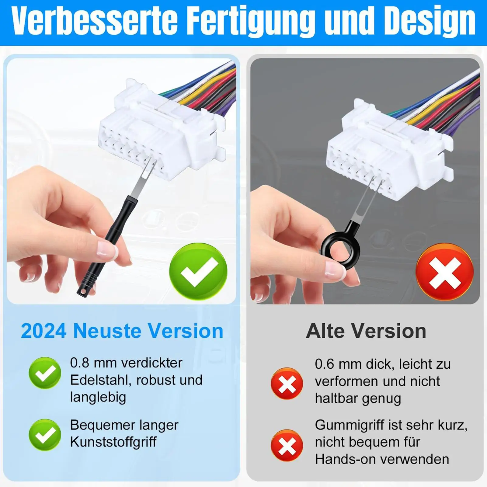 

Pin Removal Tool 30Pcs Car Terminal Removal Kit Reusable Electrical Wire Plug Connector Pin Release Tool For Automotive Motorcyc