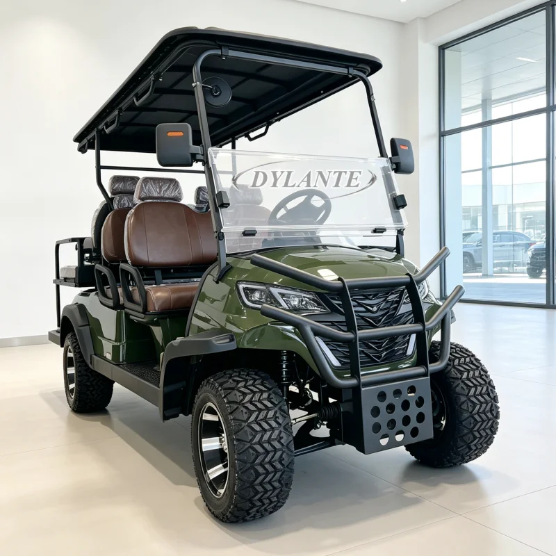 4 6 Passenger Lifted Off-Road Electric Golf Cart 4WD Buggy for Park Farm Hotel Transport Electric Golf Buggy