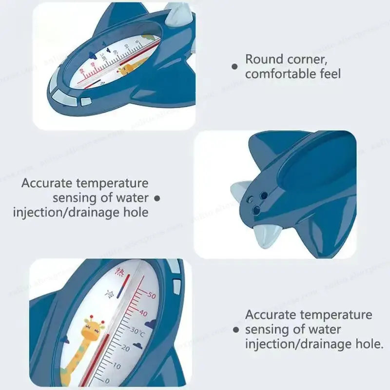 Termómetro de baño para bebé, medidor de temperatura del agua para recién nacido, oso pequeño, pez, Delfín, pato, juguetes de baño para bebé,