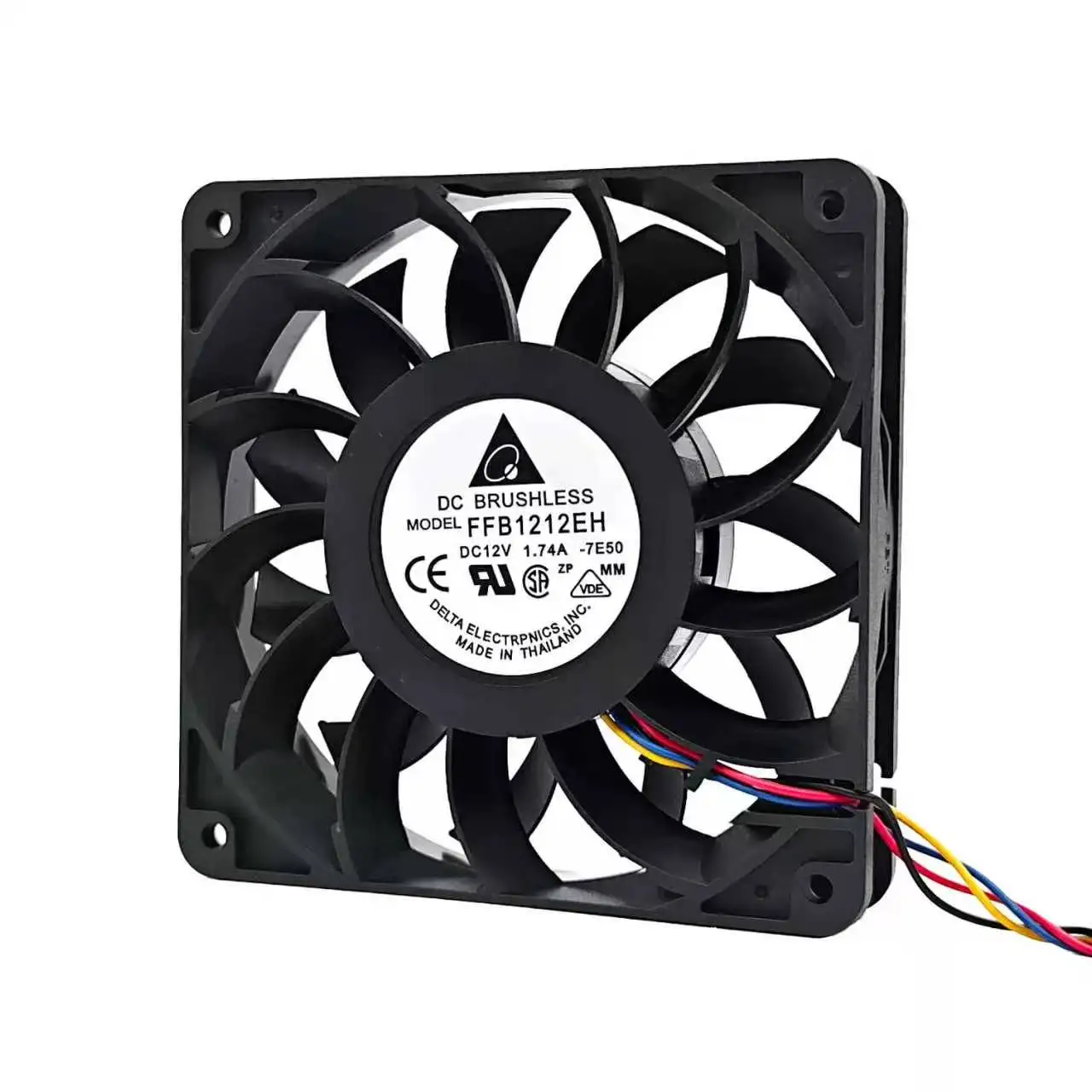 SLIDER For Delta FFB1212EH DC 12V 1.74A 12025 120x120x25mm 4-Pin PWM High Speed Cooling Fan