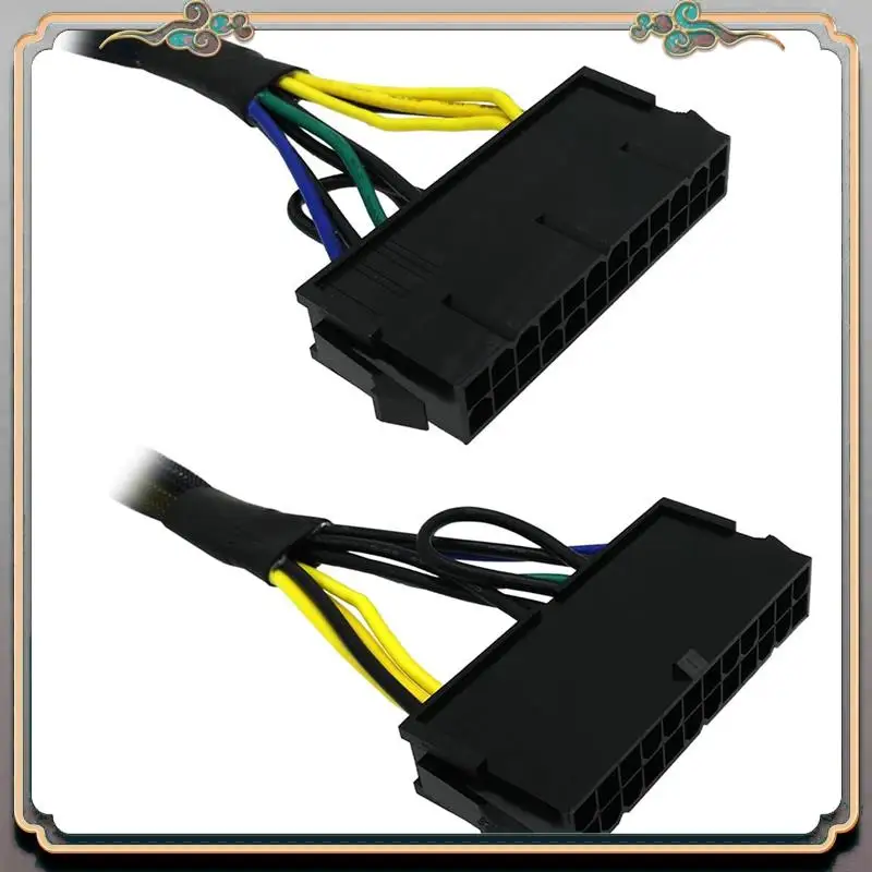 A46M-3X 24 Pin To 10 Pin ATX PSU Main Power Adapter Braided Sleeved Cable For IBM For Lenovo PC And Servers 12-Inch(30Cm)