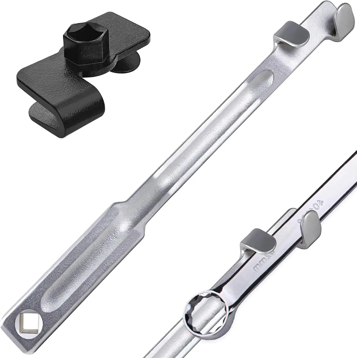 

13.4' Extra Long Wrench Extender, 1/2' Hex Adapter for Hard-to-Reach Areas, Universal Torque Tool for Mechanics