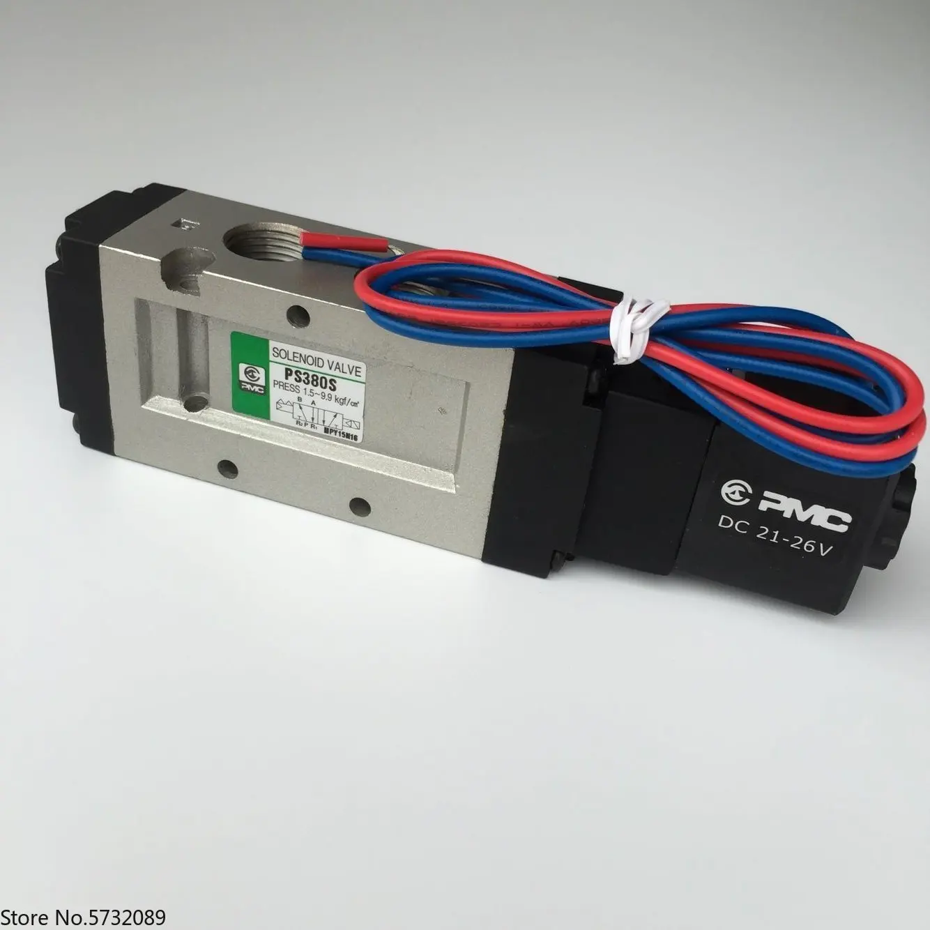 PMC solenoid valve PS340S pneumatic directional valve PS380-S two position five way PS140S DC21-26V