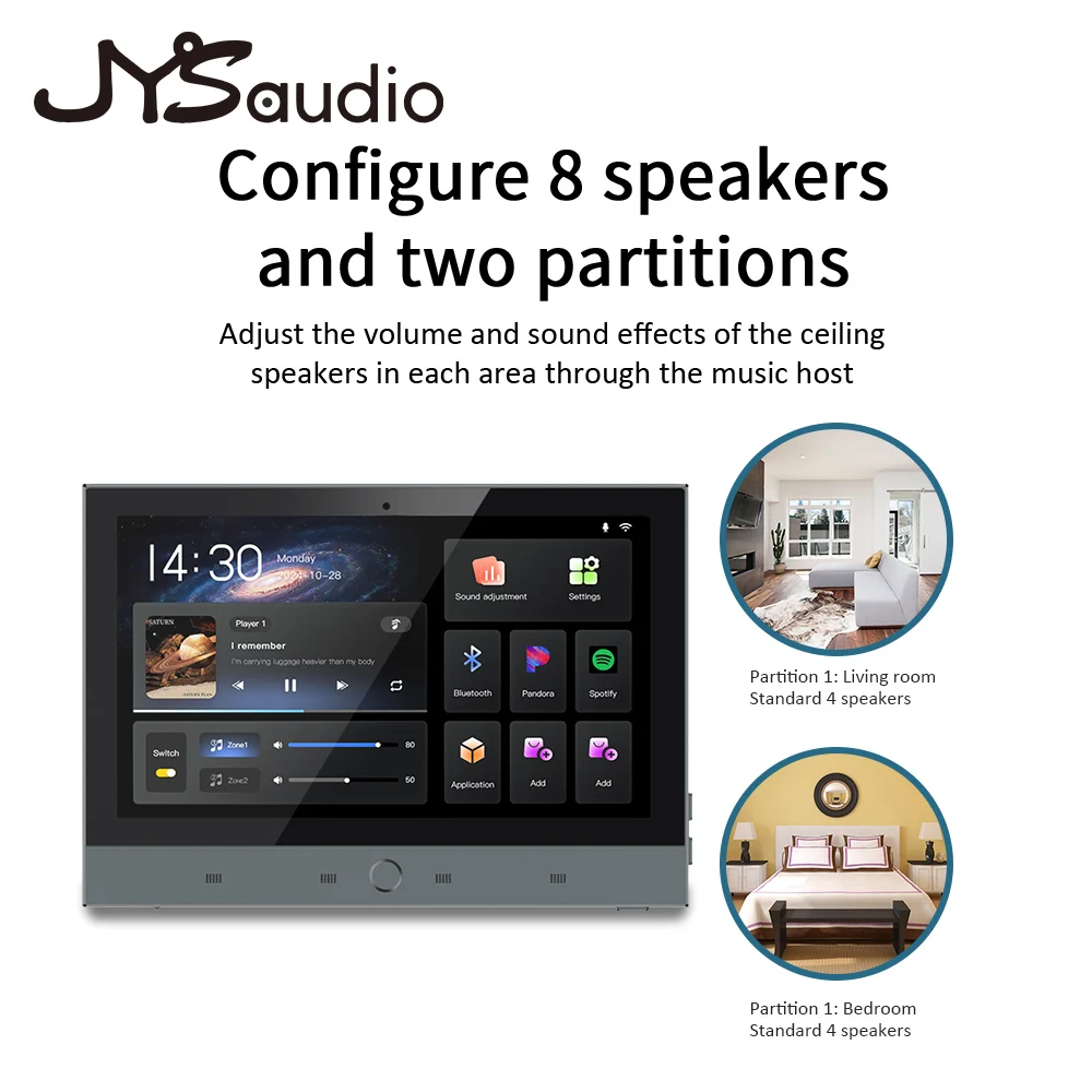 مضخم صوت Inwall Android Tablet بشاشة 7 بوصة، نظام Android 11 يمكن أن يستخدم متجر Google Play YouTube Tiktok Spotify Alexa Chrome