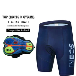 2024 INEOS Pantaloncini da ciclismo Bavaglini Pantaloni Mtb Maillot da uomo Abbigliamento Bicicletta Professionale Gel Calzamaglia Bavaglino Corto Estate Bici da strada Pns