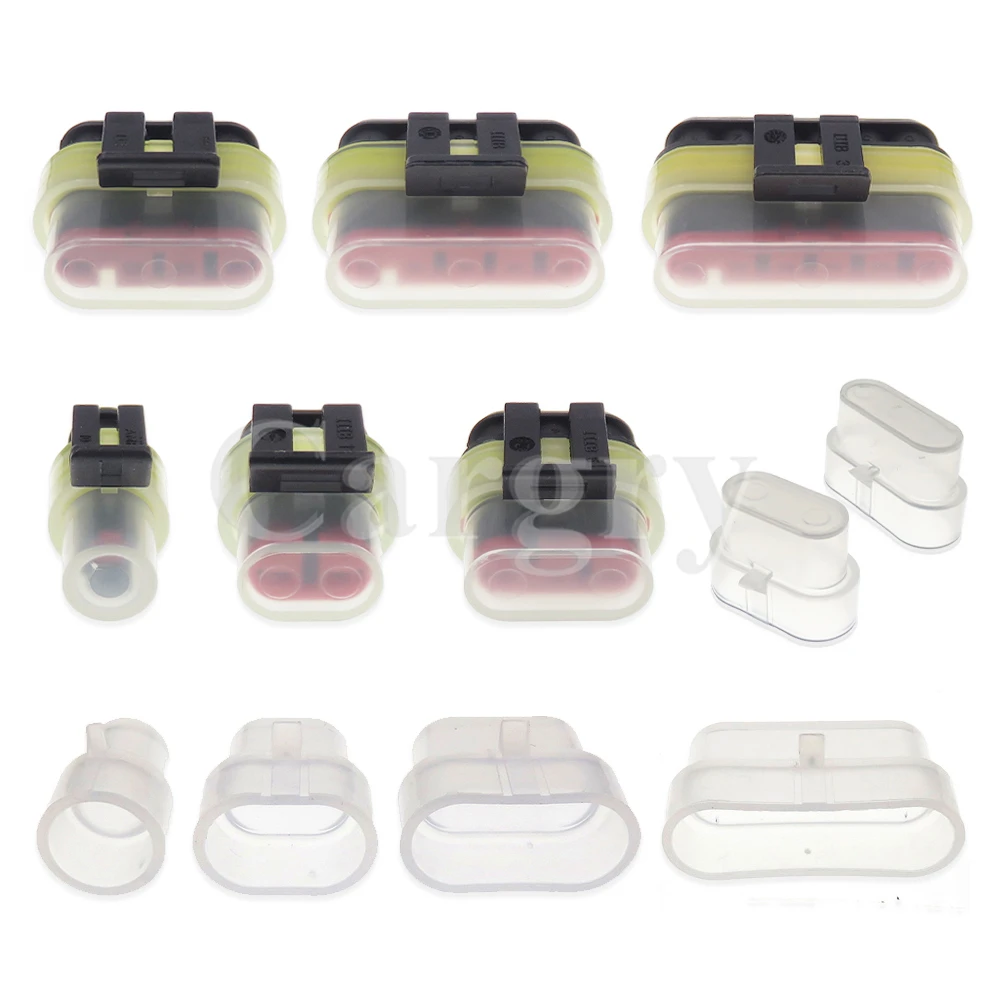 5 Pcs 1/2/3/4/5/6P AC Assembly Dust Plug Connector Blind Cap Cover for 282079-1 282080-1 282087-1 282088-1 282089-1 282090-1