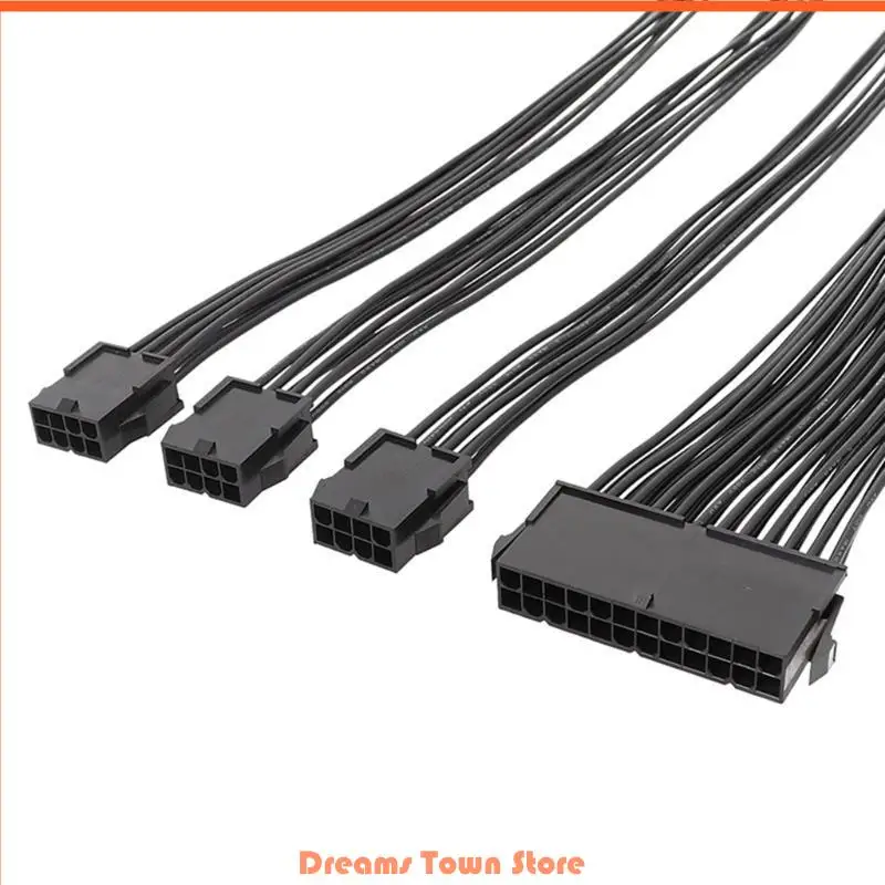 

HX6A Mainboard Power Supply Extension Cable 24Pin GPU 8Pin PCIE 6+2Pin CPU 8P
