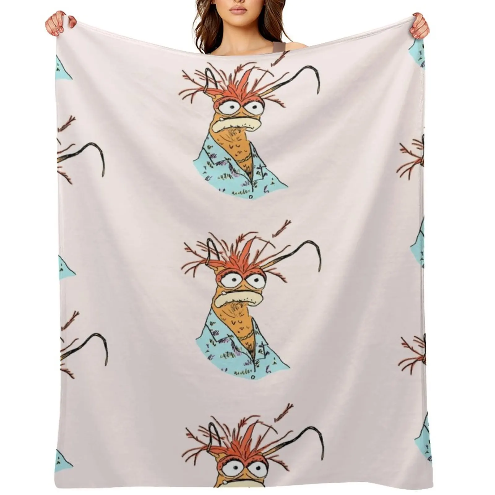 

pepe the king prawn. Throw Blanket Plaid Bed Flannel Fashion Sofas Blankets