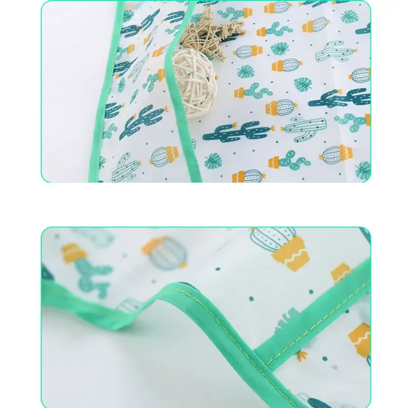 ผ้ากันเปื้อนเด็กใหม่น่ารักเด็กทารก Stuff เด็กวัยหัดเดินกันน้ําแขนยาว Art Smock Feeding Bib ผ้ากันเปื้อนสําหรับเด็ก 0-6 ปี