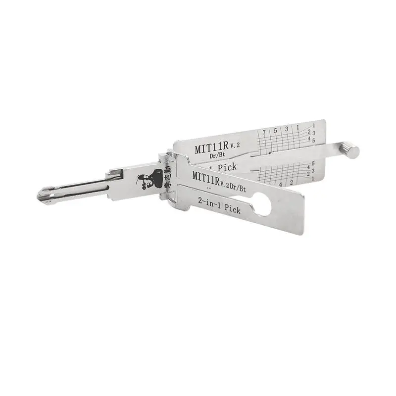

Original Lishi MIT11R 2 in 1 Lock Pick & Decoder Flat Milling for Mitsubishi/Soueast/Chrysler/Dodge/Baojun models