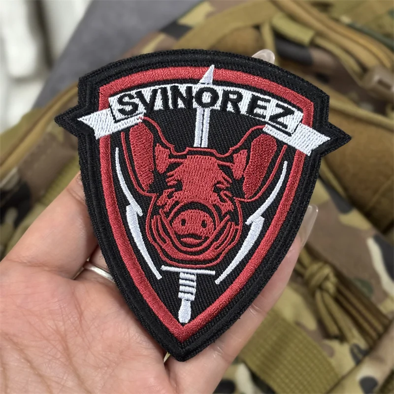 SVINOREZ Parche bordado táctico MOLLE insignia moral - imagen 3