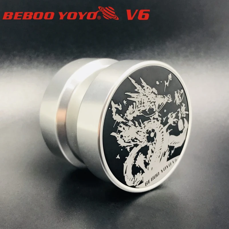 BEBOOYOYO-Yoyo Yoyo V6 liga de alumínio Yoyo Toy, rolamento de esferas, metal, profissional, 2