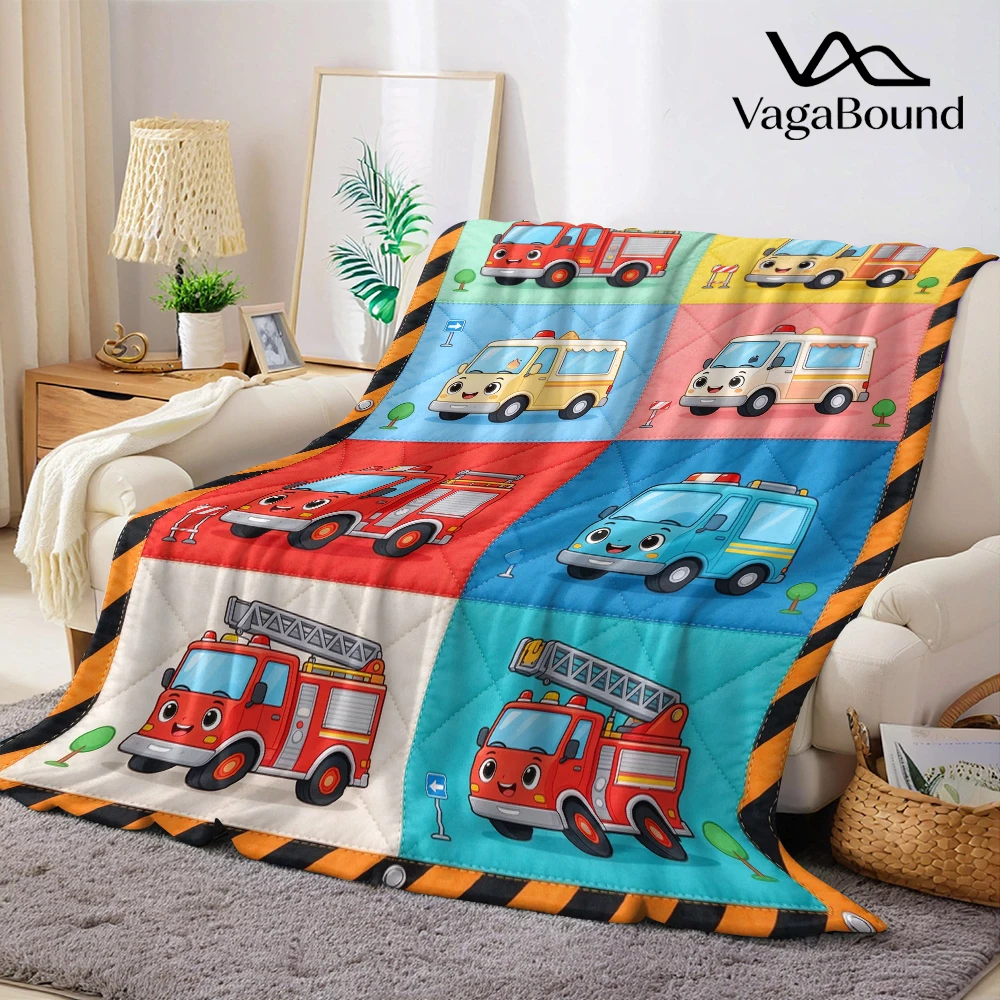 Fire Ice Post Bolt Flannel Blanket Perfect for Sofa Office Bed Travel Sleep Read Relax Camping Four Season Use