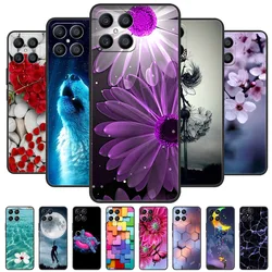 For Honor X8 Case Soft Silicone Back Case for Huawei Honor X8 HonorX8 Phone Cover TFY-LX1 TFY-LX2 TFY-LX3 Black Bumper TPU Funda