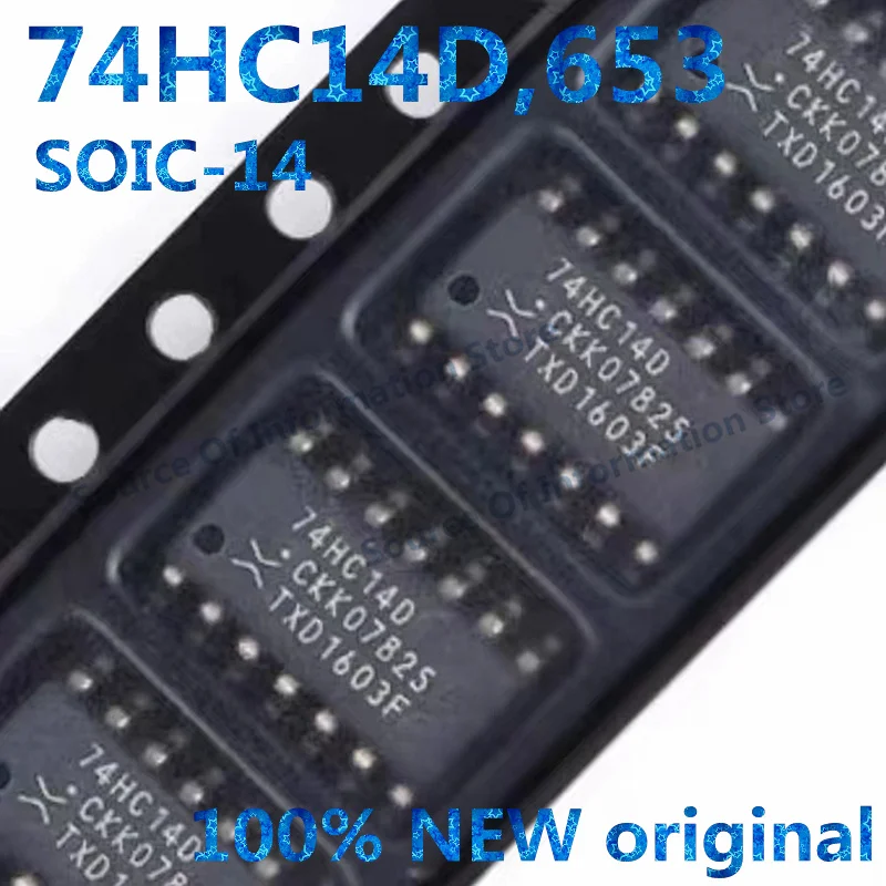 

20pcs/lot 100% New 74HC14D,653 SOIC-14 LogicIC