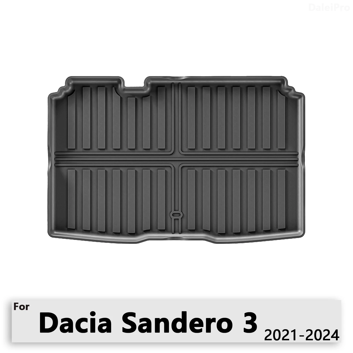 For Dacia Sandero 2021 2022 2023 2024 Cargo Liner Custom Fit TPE Trunk Mats All Weather Cargo Cover Waterproof Car Accessories