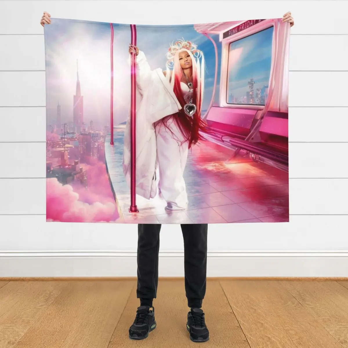

Nicki Minaj Pink Friday 2 Throw Blanket Nap Thins Luxury Throw Blankets