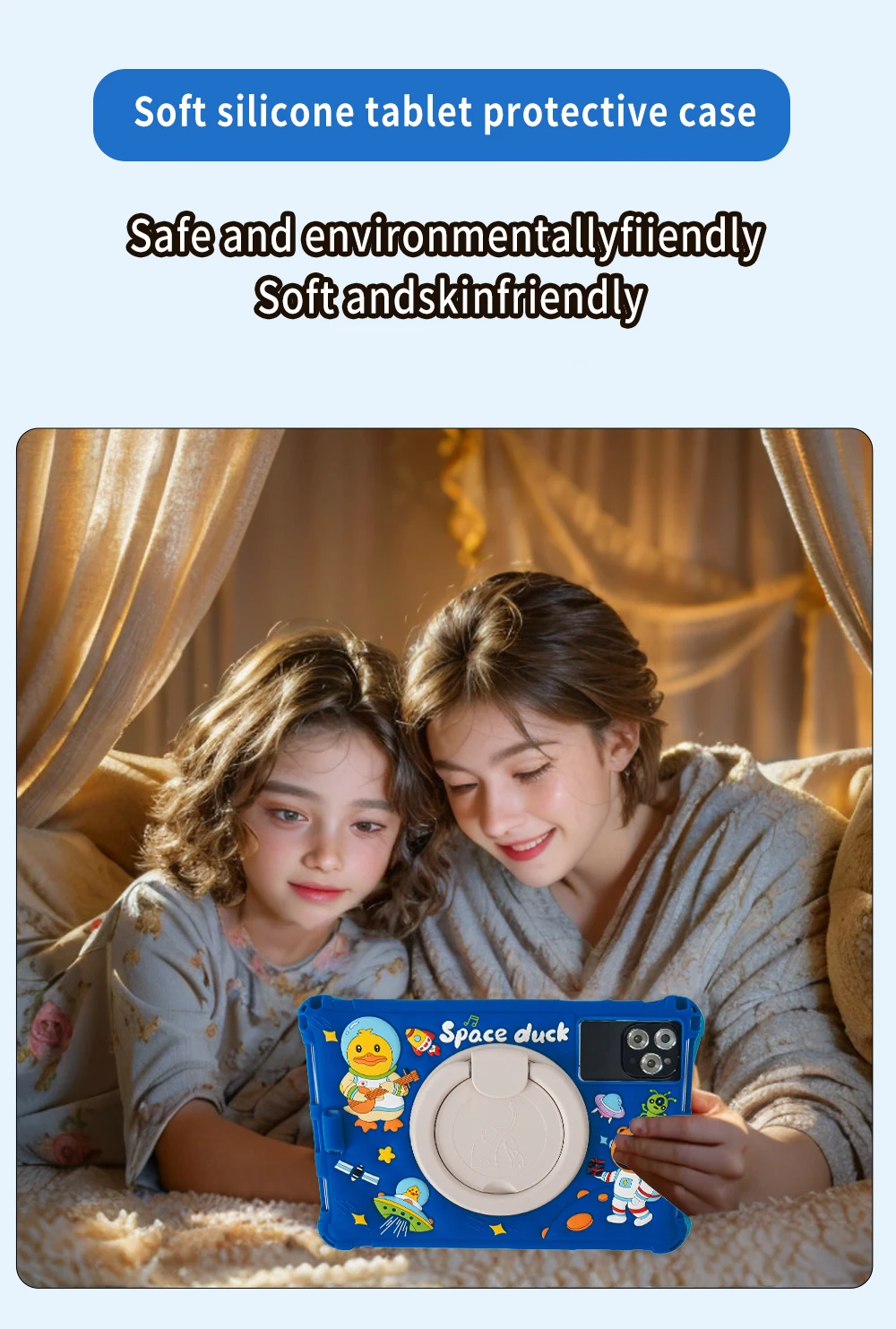    Android 13 Tablet 10.1Tablet Wifi Bambini 4 + 64GB Doppia Fotocamera Giocattoli Educativi di Apprendimento Per Bambini PC Ragazzi Ragazze Regali Per Bambini Tab