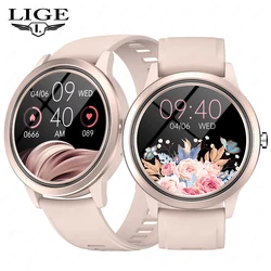 LIGE 2025 New Smart Watch For Women Bluetooth Calling Fitness Tracking Heart Rate Health Monitor Lady Smartwatch For Android iOS