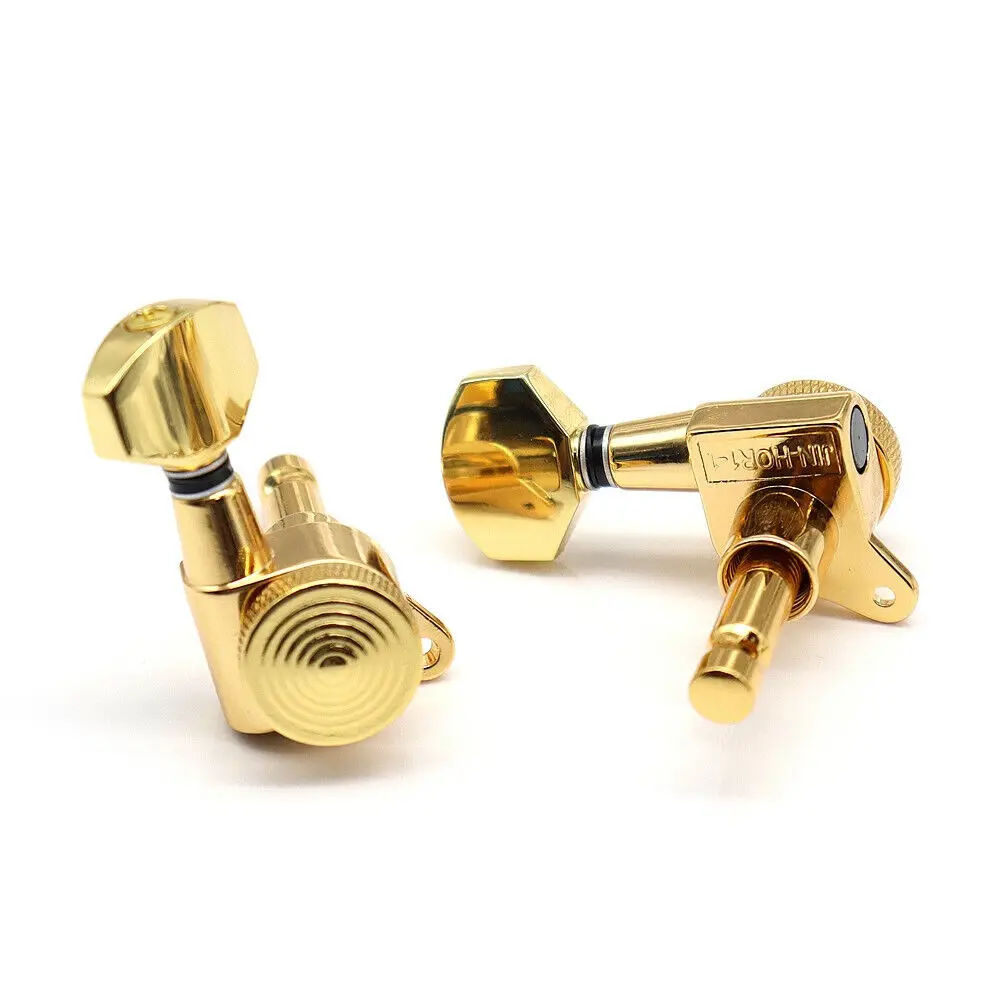 6R Guitar Locking Tuners Guitar Tuning pegs machine head Gold Professional Guitar Parts