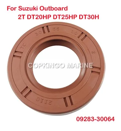 

2Pcs Boat Oil Seal 09283-30064 For Suzuki Outboard Motor 2T DT20HP DT25HP DT30H Size 55*30*10mm