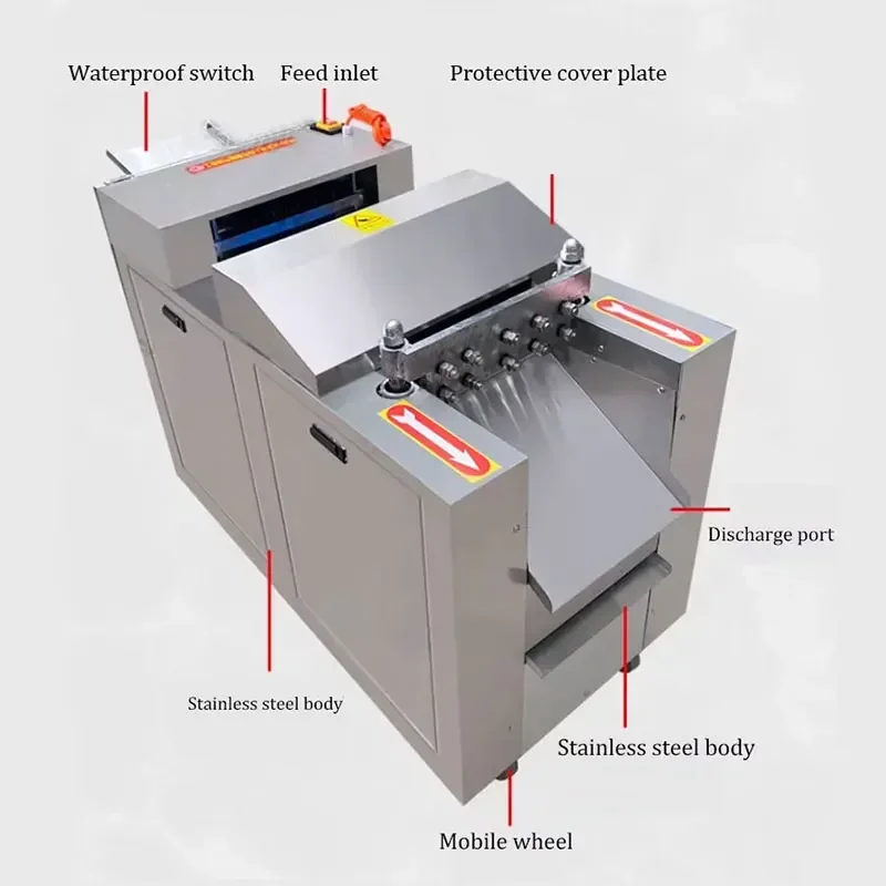 

Exquisite craftsmanship Automatic Meat Cuber Chicken Cutter Machine Frozen Meat Dicer Cube Cutting Machine