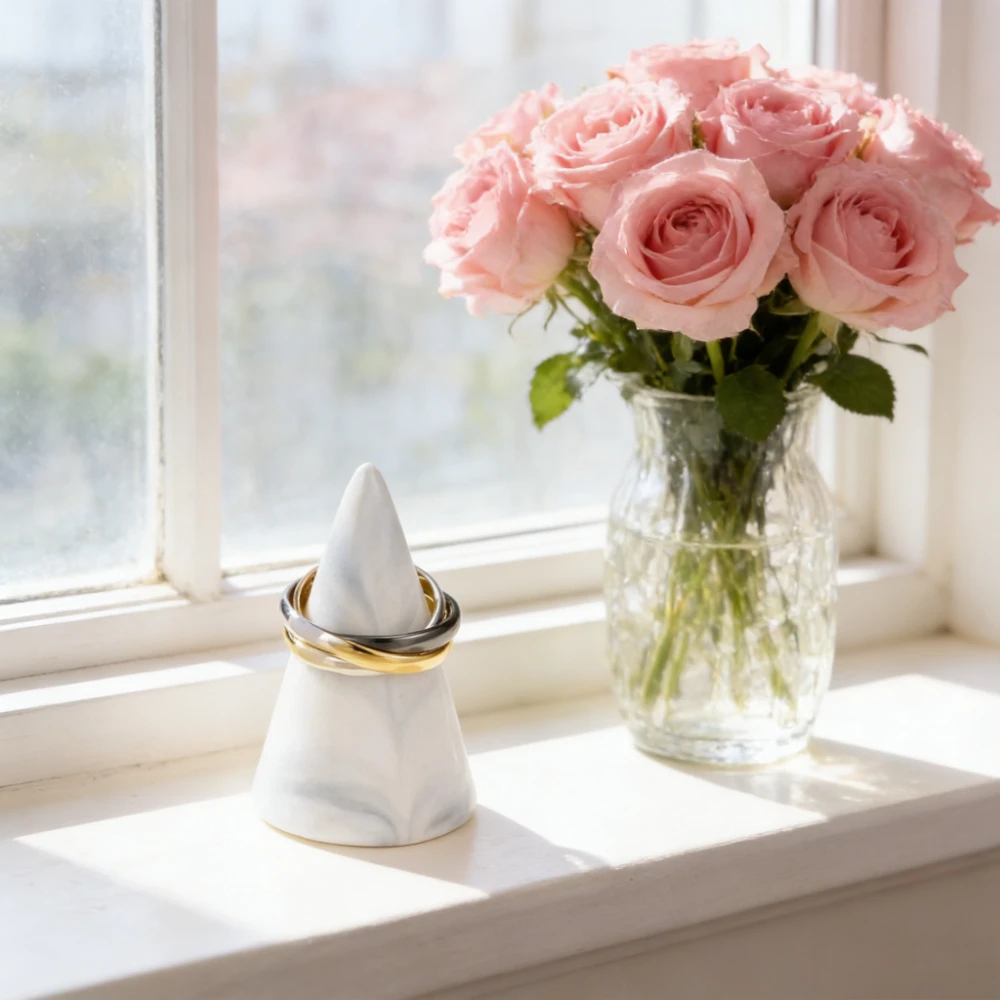 

2025 Trendy Jewelry circles fashion ring New Double Layer Two Tone Ring Ring for Women Gold Plated Jewelry festival gift