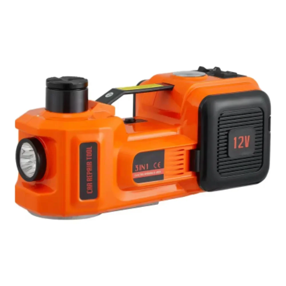 12V Vehicle Electric Hydraulic Jack, 235-530mm, 5t Lifting Capacity, Multi-function, Tire Changing Tool, Home and Outdoor Use
