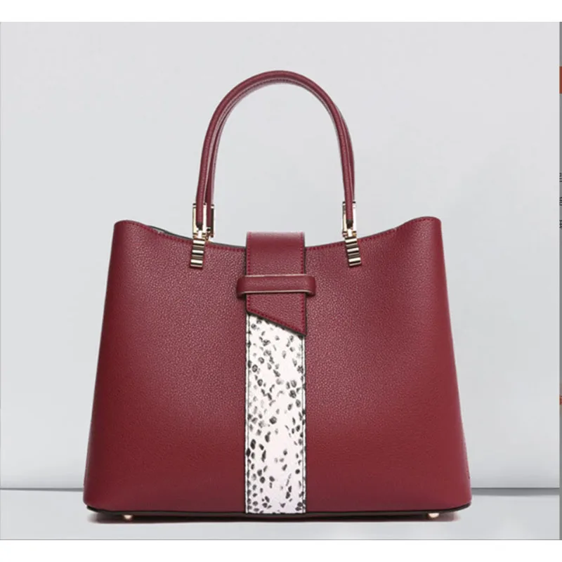 

2025 New Luxury Handbag Genuine Leather Bag High Quality Single Shoulder Mom Bag Large Capacity Crossbody Bag