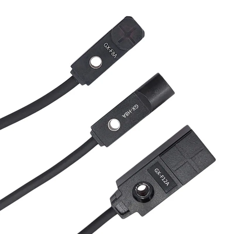 1 Pc Small Square Inductive Proximity Switch with 3-Wire NPN NO NC Metal Detection Waterproof Mini Sensor GX-F8 GX-F12 GX-H8