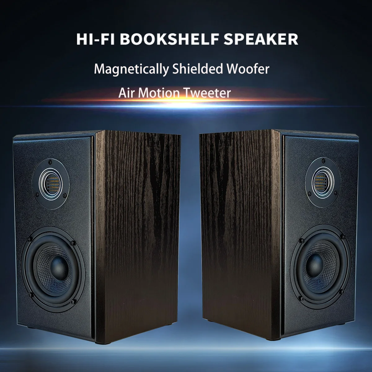 Samtronic Professional Studio Recording Monitor Speaker Stereo Audio Active Speaker Bookshelf Speaker Use air Motion Tweeter