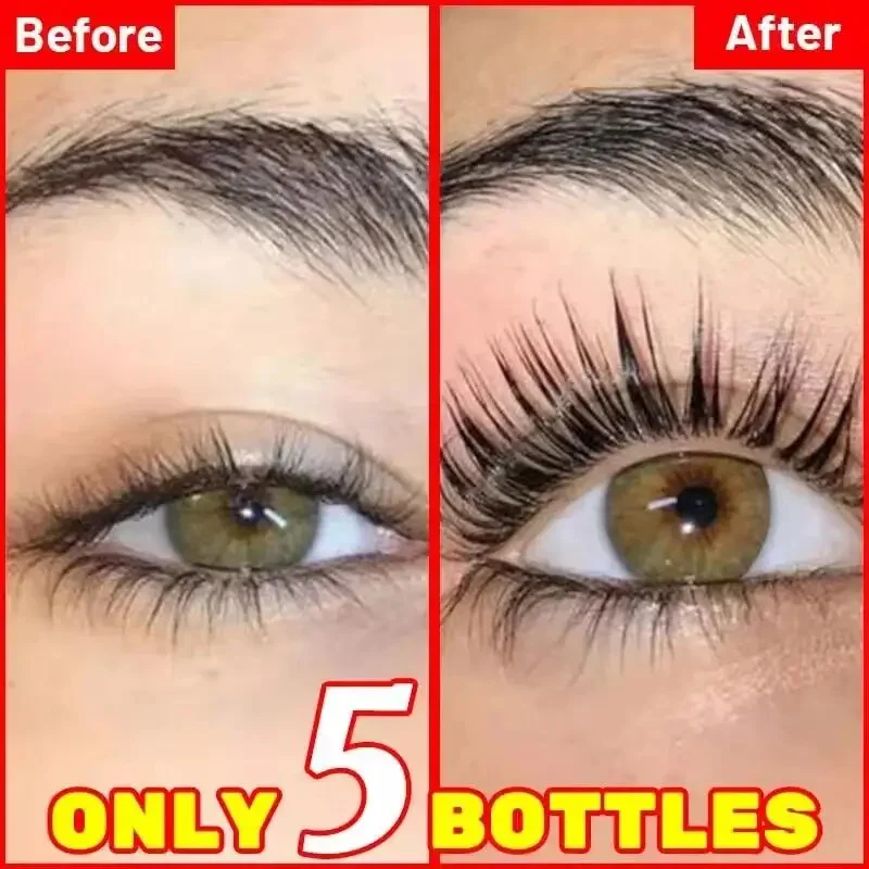 Suero para el crecimiento de pestañas y cejas, crecimiento rápido, previene la caída del cabello, tratamiento dañado, previene la calvicie, maquillaje para el cuidado de los ojos más completo y grueso