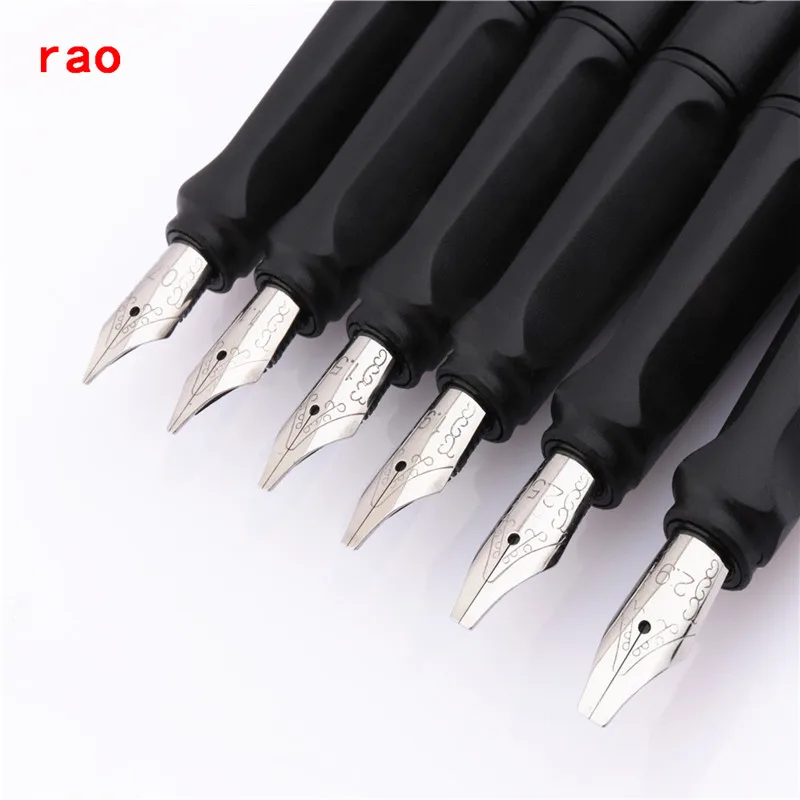 Various pen tips 0.38/0.5/0.7/1.1/1.5/1.9/2.5/2.9mm Luxury quality 878 Black Fountain Pen School office stationery ink Art pens