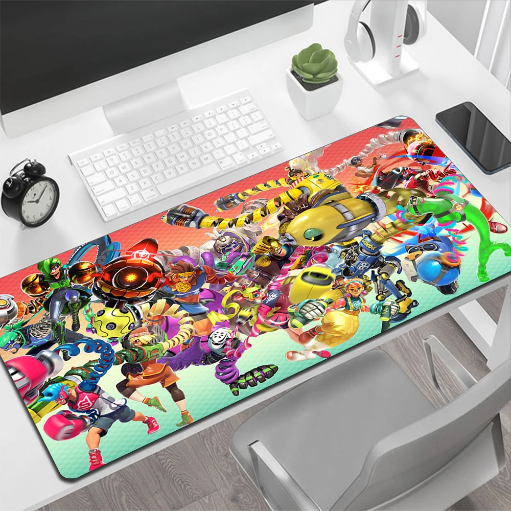 ARMS Primavera Homem Gaming Mouse Pad, Grande PC Gamer Computer Mouse Mat, Big Mousepad, Teclado Mause Desk, XXL