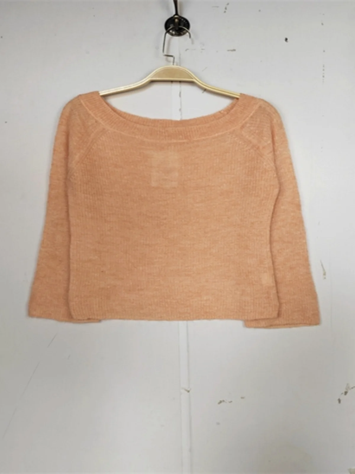 

Retro Vintage Design Soft Lightweight Lazy Sle Women's Cute Mouton Wool Long Sve Sweater Comfortable Loose Fit Spring Au...