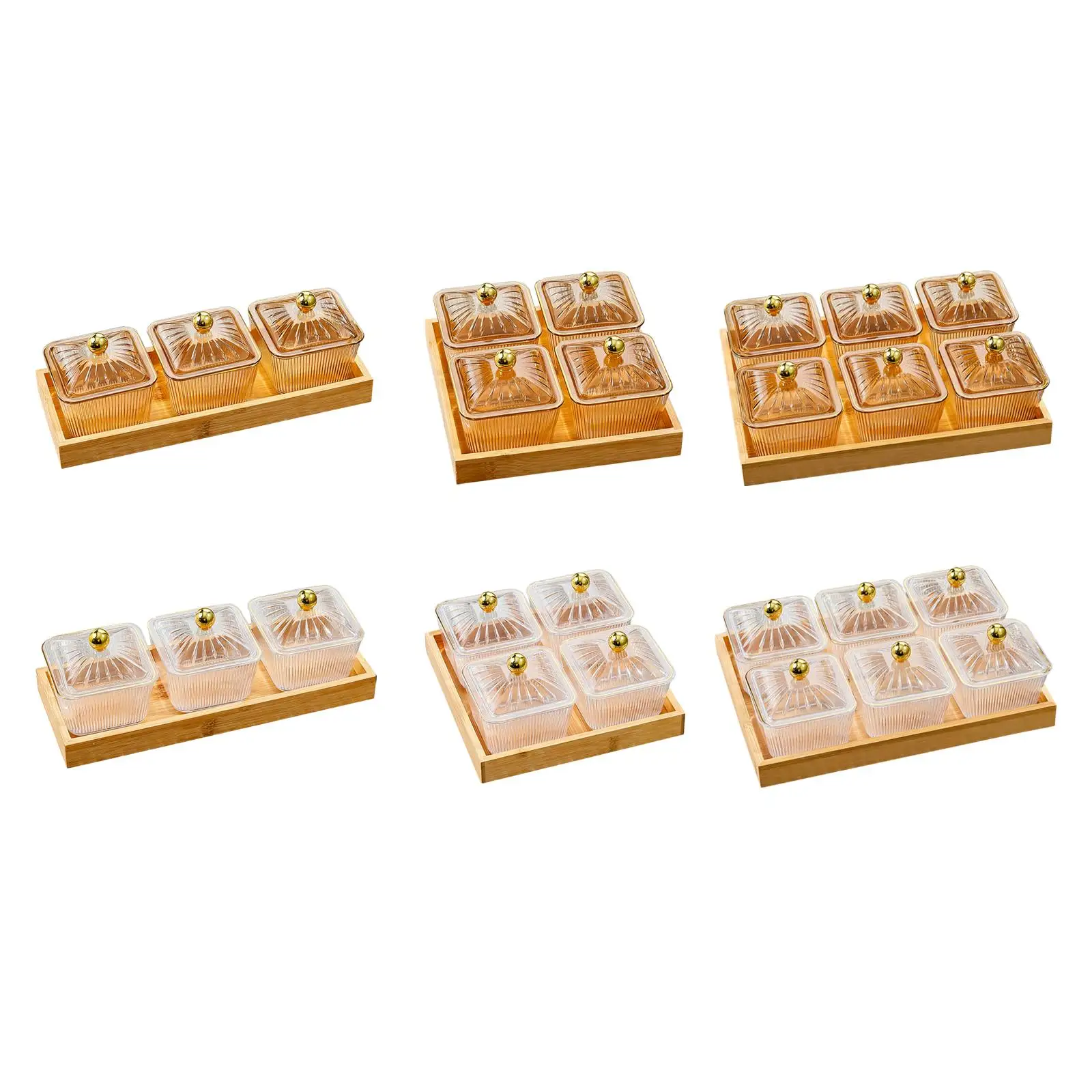 

Миски для сухофруктов, разделенные сервировочные тарелки, сервировка приправ