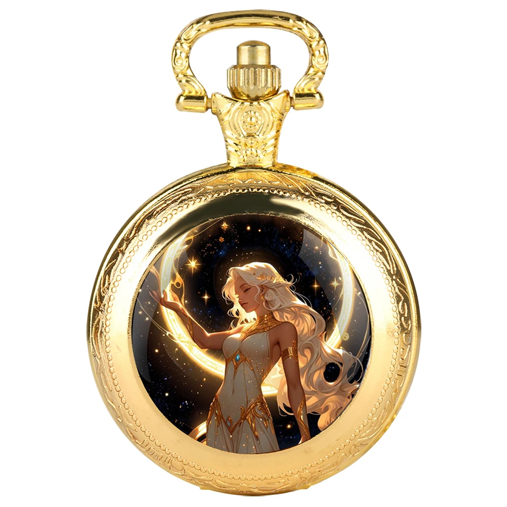 آلهة تصميم خمر ساعة جيب كوارتز خمر المرأة قلادة الإكسسوارات ساعة رجالي هدايا الأطفال Relojes De Bolsillo #5